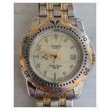 Casio Quartz Watch With Two-Tone Bracelet