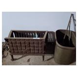 Metal Trough and Feed Bunk With Accessories