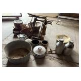 Vintage Metal and Wooden Items