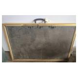 Wood and Glass Display Case with Handle