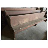 12ft Wooden Church Pews