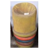 Multicolored stools