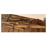 Vintage Wooden and Metal single trees Tools