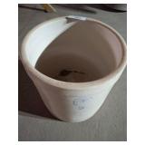 Stoneware Crock with Blue Number 5 Mark