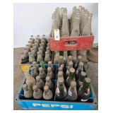 Vintage Soda Bottles in Crates