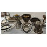 Silver-Tone Tableware Items