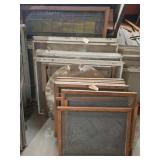 Vintage Window Screens and Frames