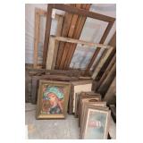 Empty Frames and Framed Artwork