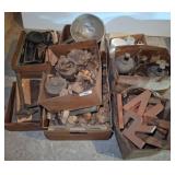 Miscellaneous Items in Cardboard Boxes