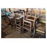 Wooden and Metal Chairs