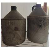Stoneware Pottery Jugs with Handles