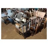 Wooden and Upholstered Chairs Lot