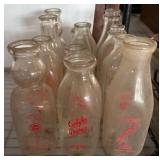 Glass Milk Bottles