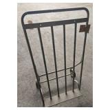 Metal Hand Truck with Vertical Support Bars