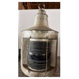 Metal Nautical Lantern with Glass Lens