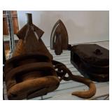 Antique Metal and Wood Tools