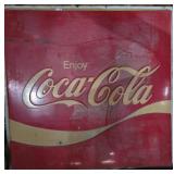 Coca-Cola plastic Sign, Red and White, 73"ï¿½71"