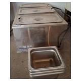 Winco Electric Food Warmer with Pans and Lids