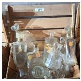 Glass Decanters and Drinkware
