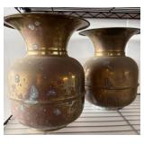 Two-Toned Metal spitoons