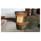 Brass Marine Propeller with Hub Markings