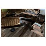 Antique Wooden Wagon Parts