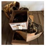 Metal Parts and Tools in Boxes
