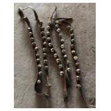 Leather Straps with Attached Metal Sleigh Bells