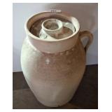 Stoneware Ceramic Jar with Lid, 24in