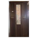 Wooden Wardrobe Cabinet with Mirrored Door