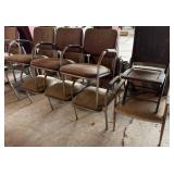 Two 3-Section Royalchrome Chair Benches