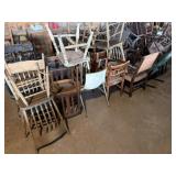 Vintage and Antique Chairs Lot