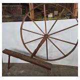 Wooden Spinning Wheel