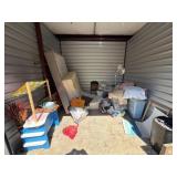 Storage Locker With Assorted Contents
