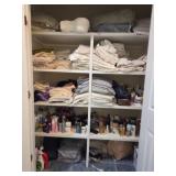 Contents of Master Bathroom Closet