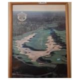 Framed Long Bay Club Golf Course Print