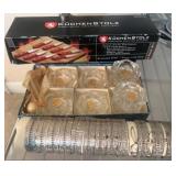 Kï¿½chenstolz Knife Set, Bohemia Glass Pieces, Napki