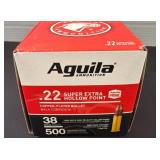 Aguila .22 Super Extra Hollow Point Ammo Box