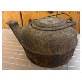 Dover Stamped Cast Iron Kettle with Lid