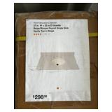 Beige Granite Vanity Top with Single Sink