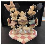 Lenox Disney Mickey's Soda Shop Sweetheart Figurin