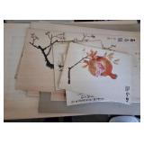 Asian Watercolor and Ink Paintings