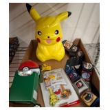 Pokemon-Themed Lot with Pikachu Figurine