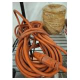 Orange Extension Cord and Twine Spool
