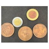Coins Including Asian and Bimetallic