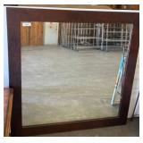 Hammered Metal Framed Wall Mirror