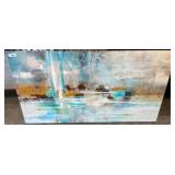 Abstract Landscape Canvas Print, 59x30