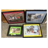 Framed Dirt Bike Racing Posters