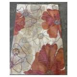 Washable Momeni Floral Area Rug 3'6'x5'6'