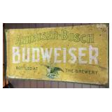 Anheuser-Busch Budweiser Metal Sign